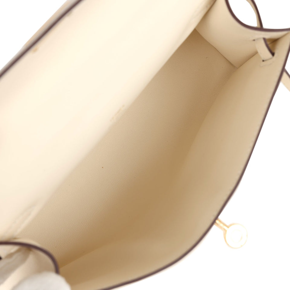 Hermes Kelly Pochette Nata Swift Gold Hardware