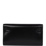 Hermes Kelly Wallet To Go Black Box Gold Hardware