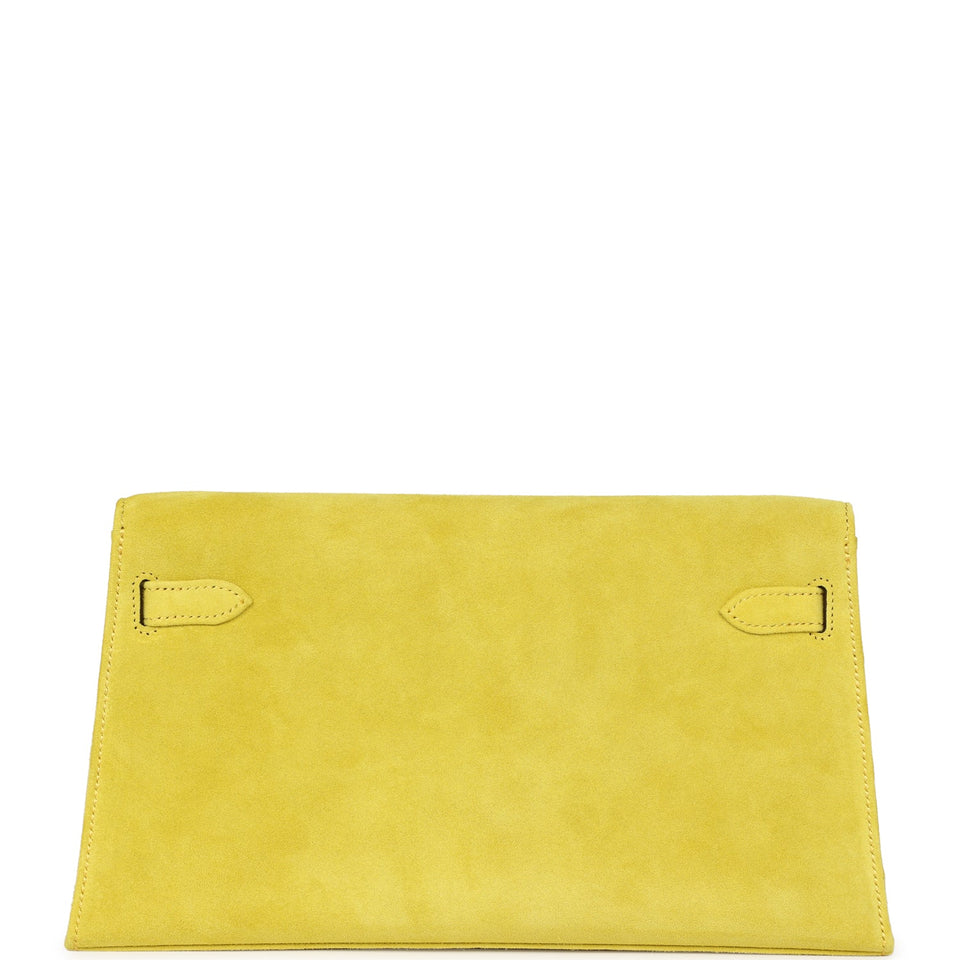 Hermes Kelly Elan Jaune De Naples Doblis Palladium Hardware
