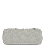 Hermes Herbag Zip 31 PM Hobnailed Black and Ecru Printed H Plume Canvas and Vache Hunter Palladium Hardware