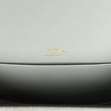 Hermes Mini Roulis Gris Ciment Shiny Alligator Permabrass Hardware