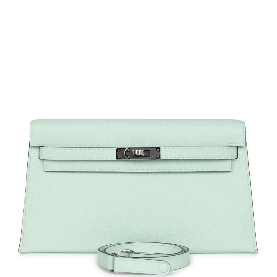 Hermes Kelly Elan Vert PepperEpsom Palladium Hardware