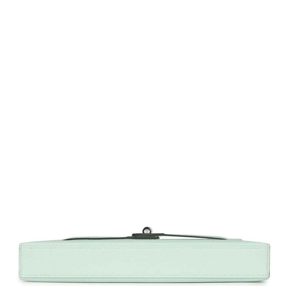 Hermes Kelly Elan Vert PepperEpsom Palladium Hardware