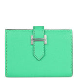 Hermes Bearn Card Holder Vert Comics Chevre Mysore Palladium Hardware