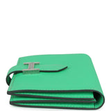 Hermes Bearn Card Holder Vert Comics Chevre Mysore Palladium Hardware
