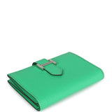 Hermes Bearn Card Holder Vert Comics Chevre Mysore Palladium Hardware