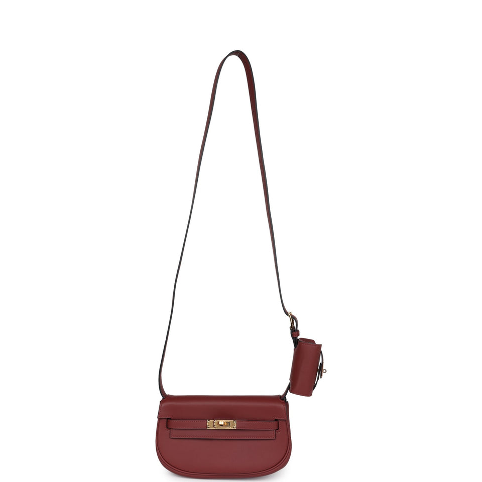 Hermes Kelly Moove Rouge H Swift Gold Hardware