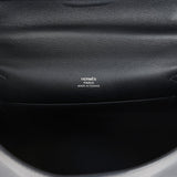 New Hermes Kelly Pochette Black Swift Palladium Hardware
