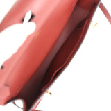 Hermes Mini Jypsiere Rouge H Swift Gold Hardware