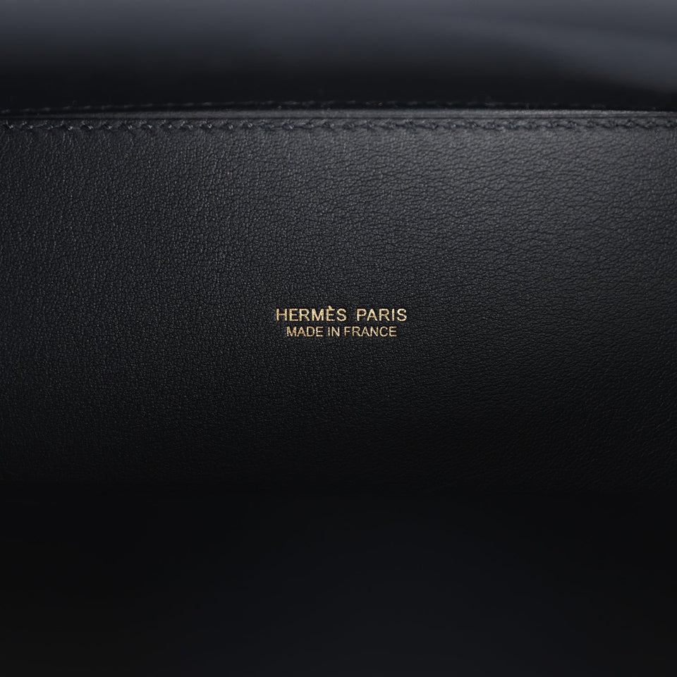 Hermes Kelly Danse Black Swift Gold Hardware