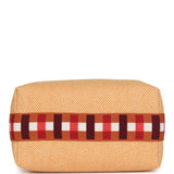 Hermes Bride A Brac Carre Case PM Fauve Merino Wool Palladium Hardware