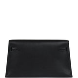 Hermes Kelly Elan Black Chevre Chamkila Palladium Hardware