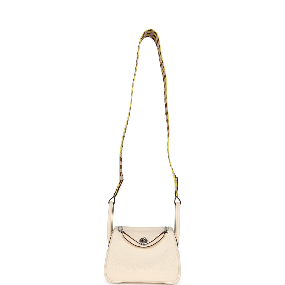 Hermes Mini Lindy Nata Clemence Gold Hardware