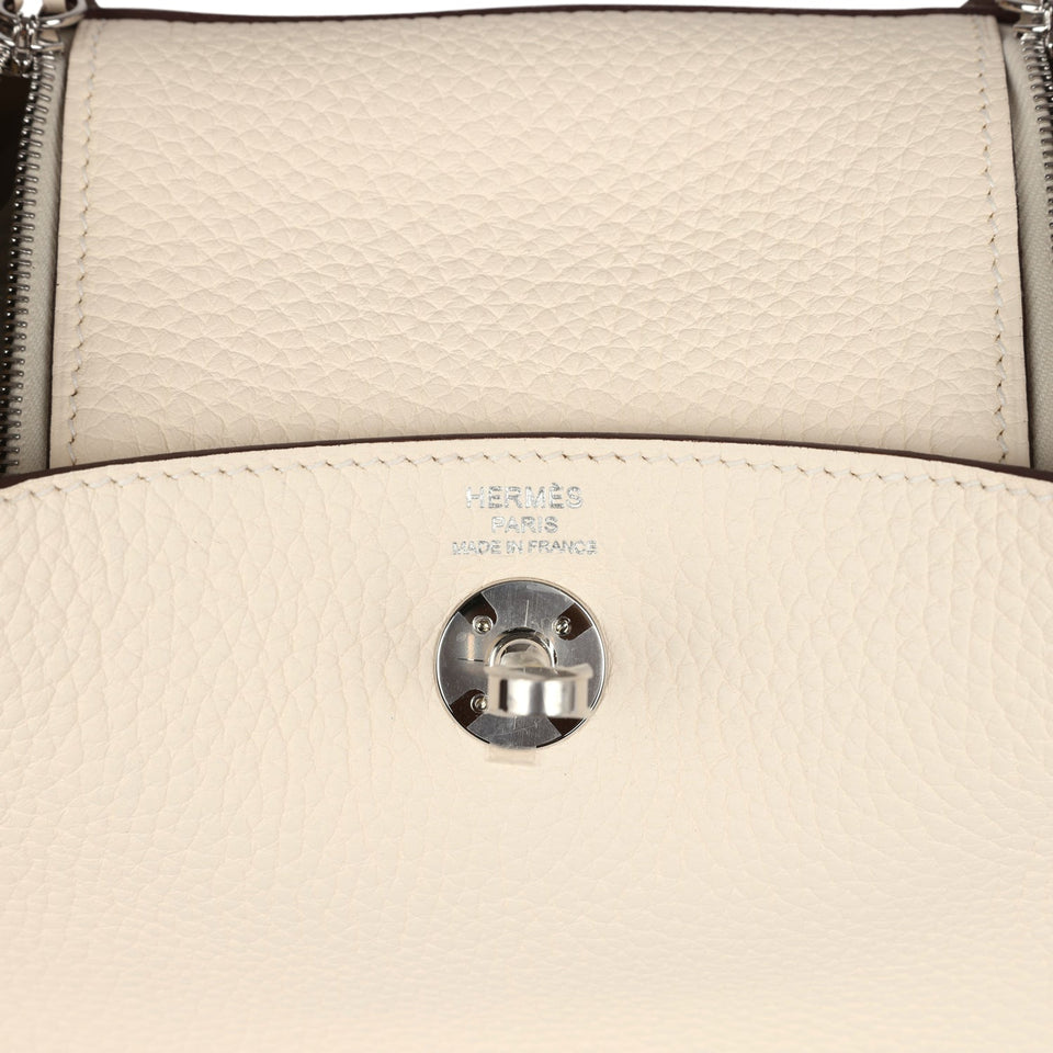 Hermes Mini Lindy Nata Clemence Gold Hardware