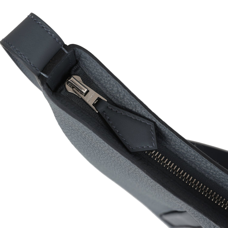 Hermes P'tit Arcon Bag Gris Misty Togo and Swift Palladium Hardware