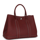 Hermes Garden Party 30 Rouge H Negonda Palladium Hardware