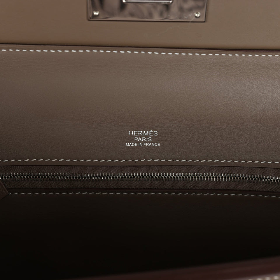 Hermes 24/24 29 Etoupe Maurice and Swift Palladium Hardware
