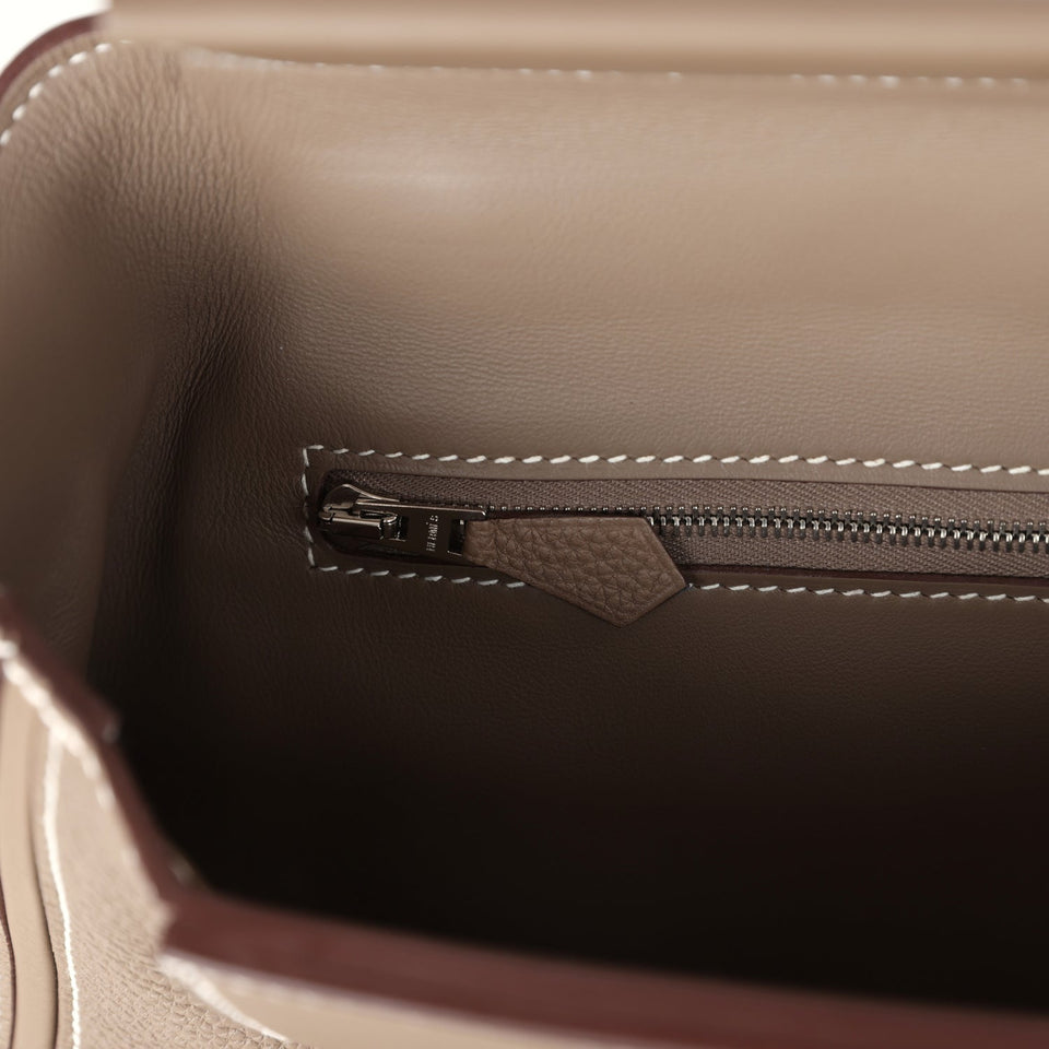 Hermes 24/24 29 Etoupe Maurice and Swift Palladium Hardware