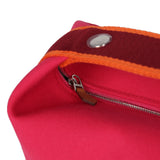 Hermes Bride A Brac Carre Case PM Hibiscus Canvas Palladium Hardware