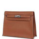 Hermes Kelly Danse Gold Evercolor Verso Palladium Hardware