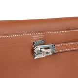 Hermes Kelly Danse Gold Evercolor Verso Palladium Hardware