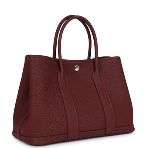 Hermes Garden Party 30 Rouge H Negonda Palladium Hardware