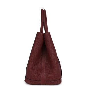 Hermes Garden Party 30 Rouge H Negonda Palladium Hardware