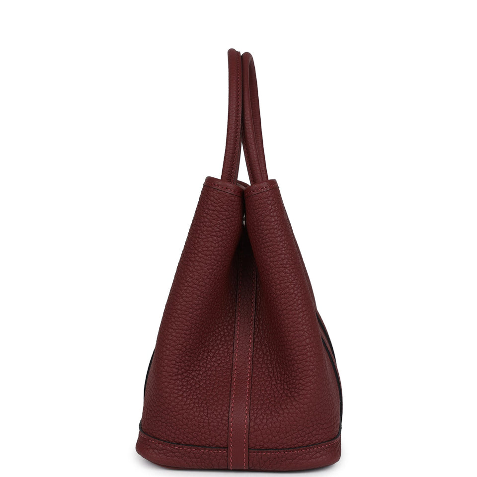 Hermes Garden Party 30 Rouge H Negonda Palladium Hardware