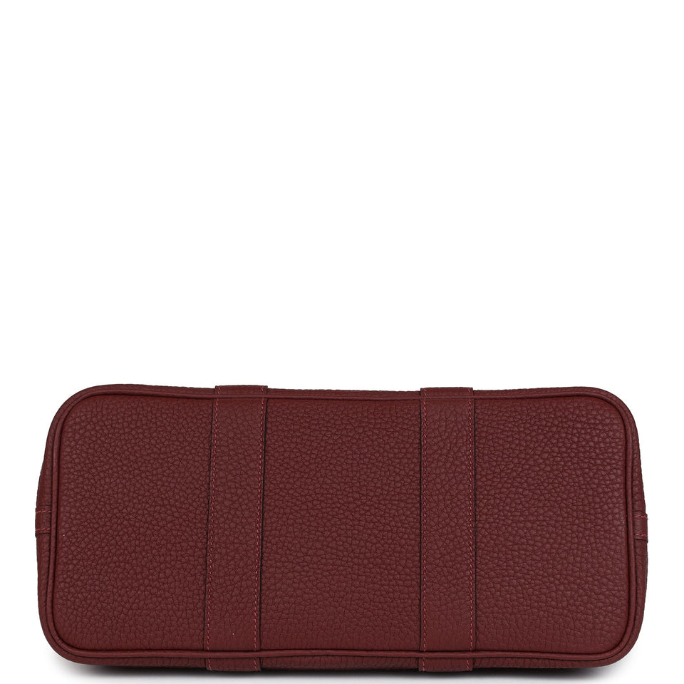 Hermes Garden Party 30 Rouge H Negonda Palladium Hardware
