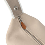 Hermes Bride-A-Brac Case PM Neutral Toile Canvas Palladium Hardware