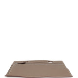 Hermes Back Pocket Pouch Etoupe Togo Palladium Hardware