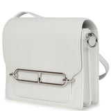 Hermes Mini Roulis White Evercolor Palladium Hardware