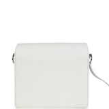 Hermes Mini Roulis White Evercolor Palladium Hardware