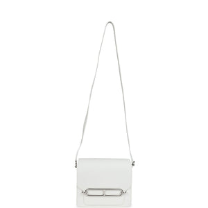 Hermes Mini Roulis White Evercolor Palladium Hardware