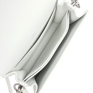 Hermes Mini Roulis White Evercolor Palladium Hardware