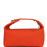 Hermes Bride A Brac Carre Case PM Feu Canvas Palladium Hardware