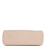 Hermes Herbag Zip PM 31 Ecru and Beige Toile H Ebene Hunter Gold Hardware