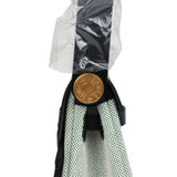 Hermes Herbag Zip 20 Mini Ecru and Vert Moyen Toile H Canvas and Black Vache Hunter Gold Hardware