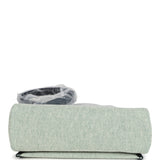 Hermes Herbag Zip 20 Mini Ecru and Vert Moyen Toile H Canvas and Black Vache Hunter Gold Hardware