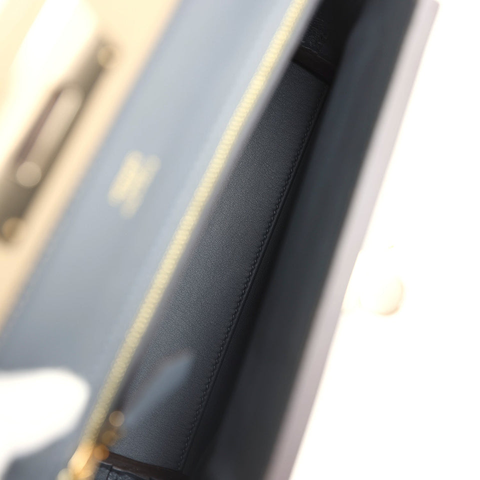 Hermes Mini 24/24 Beige Marfa Verso Evercolor and Swift Permabrass Hardware