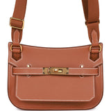 Hermes Jypsiere Mini Gold Evercolor Gold Hardware