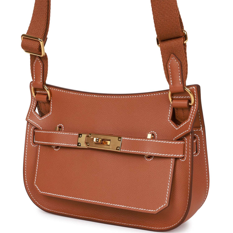 Hermes Jypsiere Mini Gold Evercolor Gold Hardware