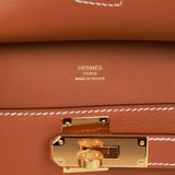 Hermes Jypsiere Mini Gold Evercolor Gold Hardware
