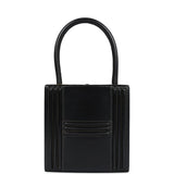 Hermes Mini Cadena Lock Bag Black Box Calf Gold Hardware