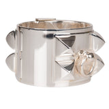 Hermes Sterling Silver Collier De Chien (CDC) Bracelet - ST