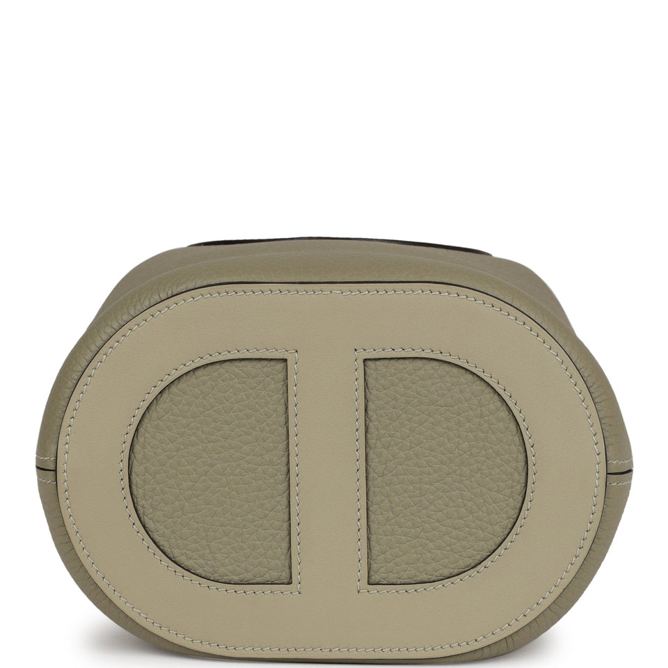 Hermes In-The-Loop 18 Sauge Clemence and Swift Gold Hardware