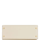 Hermes Special Order (HSS) Kelly Sellier 28 Nata Verso Epsom Brushed Gold Hardware