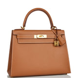 Hermes Kelly Sellier 28 Gold Madame Gold Hardware