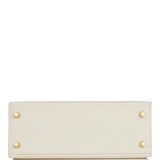 Hermes Kelly Sellier 25 Nata Epsom Gold Hardware