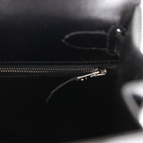 Hermes Kelly Sellier 28 Black Box Palladium Hardware